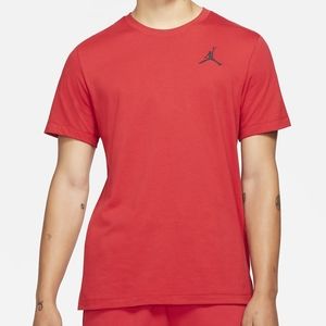 NWT Jordan Jumpman Short Sleeve T-shirt Red Black Embroidered 2XL XXL DC7485-687